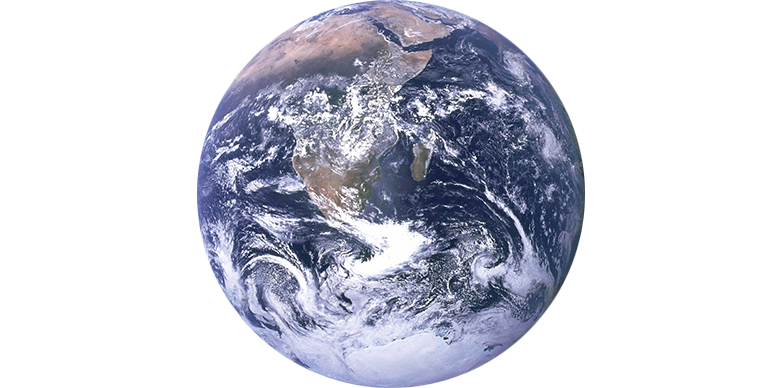 Planet Earth satellite view
